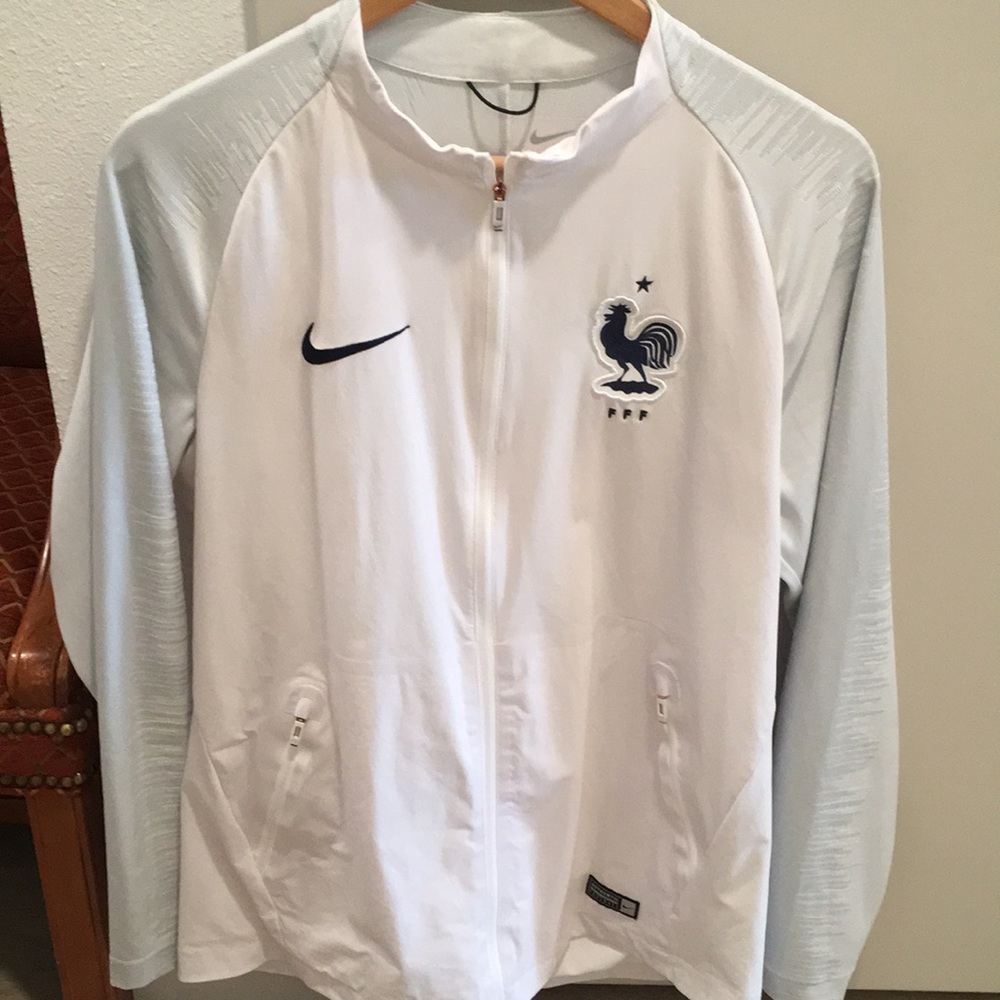 Nike Soccer France Vaporknit Warmup Jacket size M